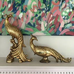 Syroco bird figurines